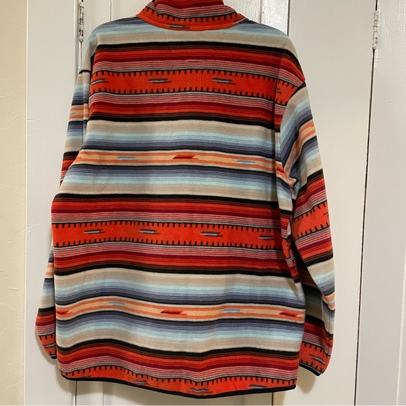 Cinch Aztec Multicolor Fleece with Button-Up Collar size xl - Picture 8 of 8